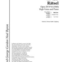 Rätsel Op.25 No.16