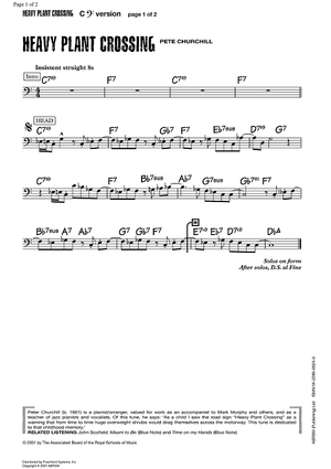 Heavy Plant Crossing - C Instruments