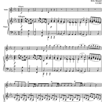 Sonata No.19 Eb Major KV302 - Score