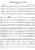 String Quartet No. 13, Movement 1 - Score