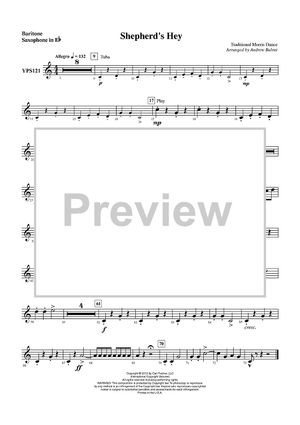 Shepherd’s Hey - Baritone Sax