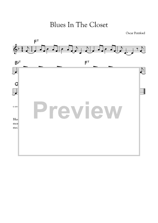 Blues in the Closet - C Instruments