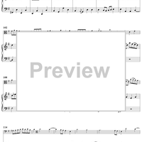 Sonata No. 1 in G Major, Movement 4 - Piano Score