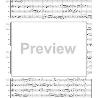 Allegro and Fugue from Oboe Concertos 1 and 2 - Score