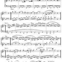 Twelve Variations on an Allegretto, in B-flat Major, K500