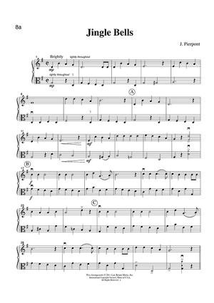 Jingle Bells - F Major (with note names) (arr. Valdir Maia) Sheet Music, Traditional