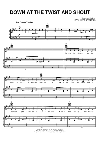 Twist and Shout Sheet music for Piano (Solo)