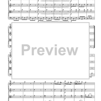 Allegro - from The Water Music - Score