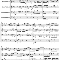 Quartet No. 5 in A minor - Score