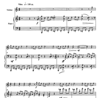 Sonatina - Score