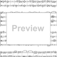 String Quartet No. 19, Movement 4 - Score