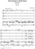 Piano Quintet in B-flat Major, Movement 4 - Piano Score