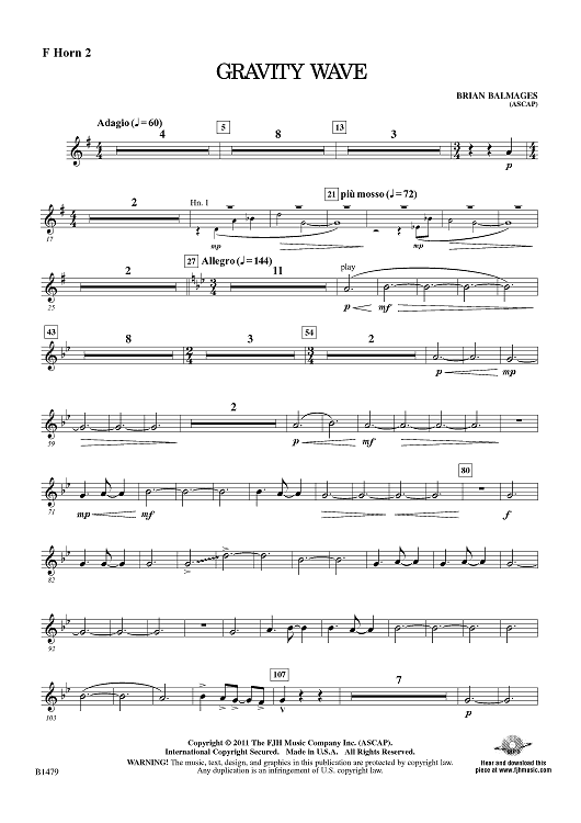 Gravity Wave - F Horn 2