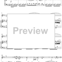 Violin Sonata No. 5 in B-flat Major, K10 - Piano Score