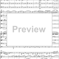 Serenade for String Orchestra in C major (C-dur). Movement II, Valse - Score