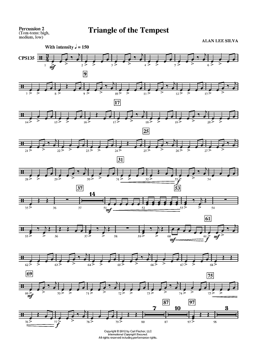 Triangle of the Tempest - Percussion 2