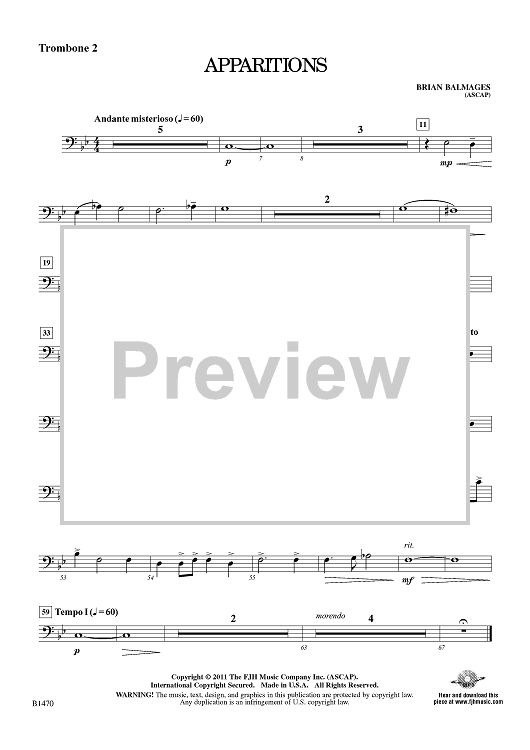 Apparitions - Trombone 2