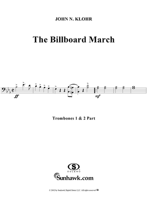The Billboard March - Trombones 1 & 2