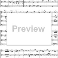 String Quartet No. 4, Movement 2 - Score