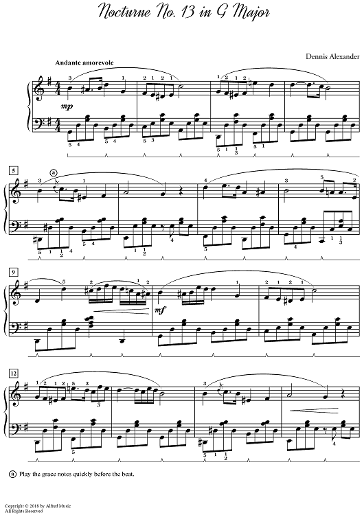 Nocturne No. 13 in G Major