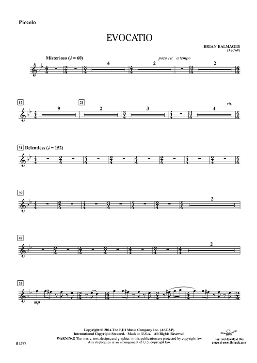 Evocatio - Piccolo