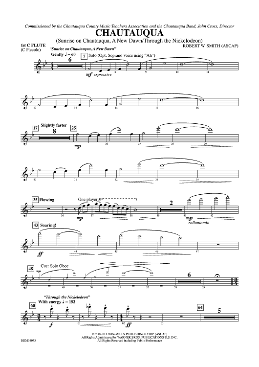 Chautauqua - Flute 1 & Piccolo