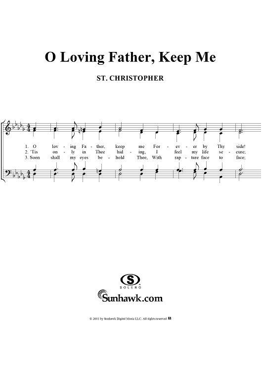 O Loving Father, Keep Me