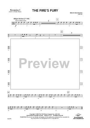 The Fire’s Fury - Percussion 3