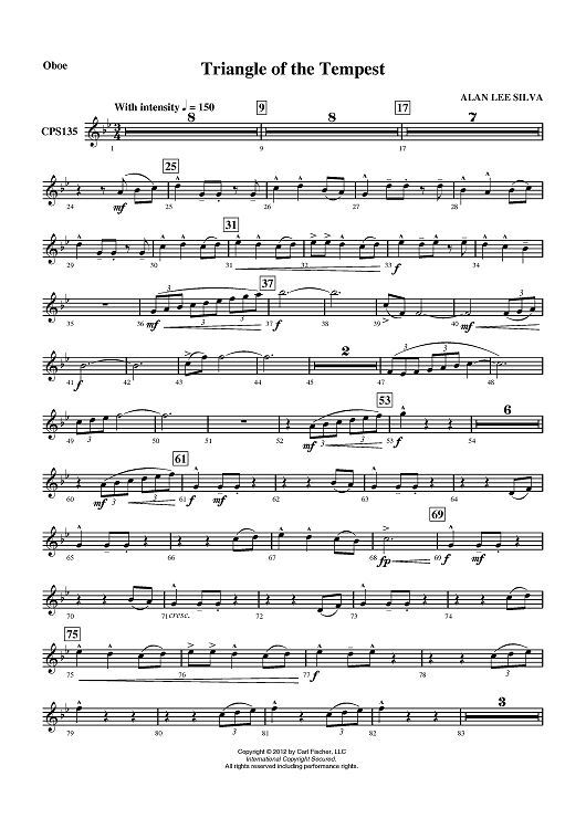 Triangle of the Tempest - Oboe