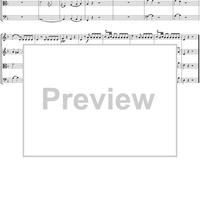 String Quartet No. 13, Movement 1 - Score