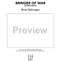 Bringer of War (After Holst) - Score