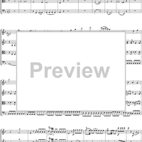 String Quartet No. 13, Movement 1 - Score