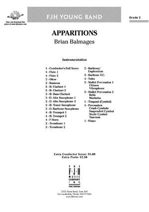 Apparitions - Score Cover