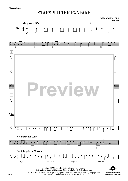 Starsplitter Fanfare - Trombone