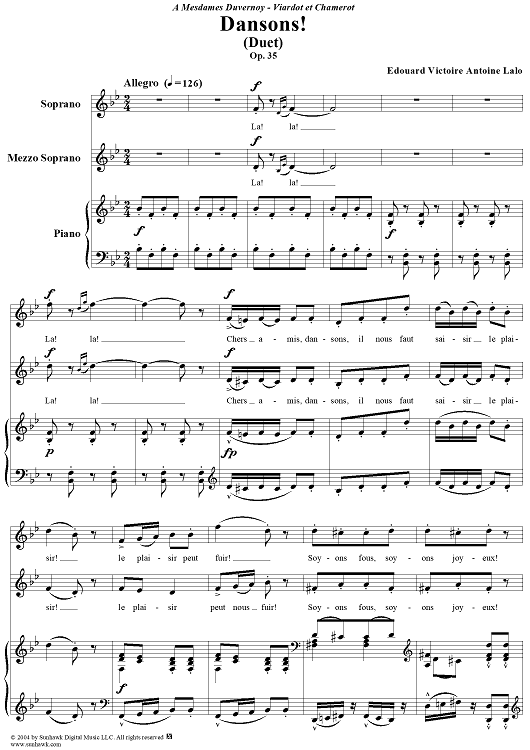 Dansons!, Op. 35