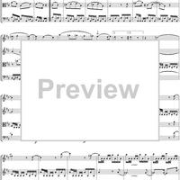 String Quartet No. 18, Movement 3 - Score