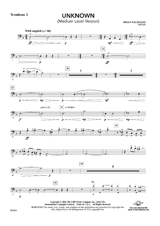 Unknown (Medium Level Version) - Trombone 2