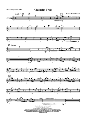 Chisholm Trail - Alto Sax 1