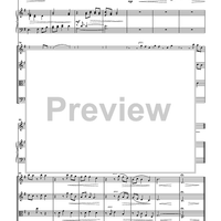 Amazing Grace - for Solo Instrument, Piano and String Quartet - Score