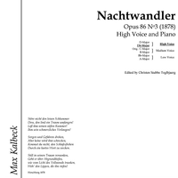 Nachtwandler Op.86 No. 3