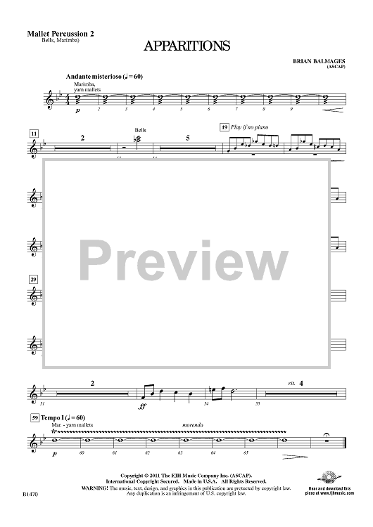 Apparitions - Mallet Percussion 2