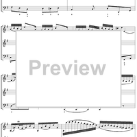 Sonata 6 for Clavier and Violin, 1st version, Cantabile