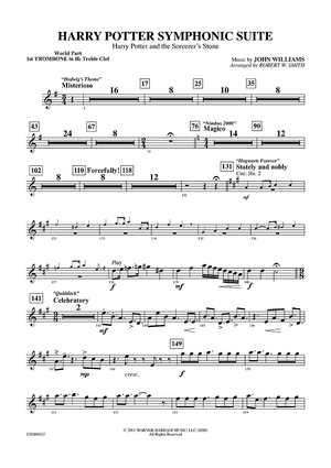 Harry Potter Symphonic Suite - Trombone 1 in B-flat TC