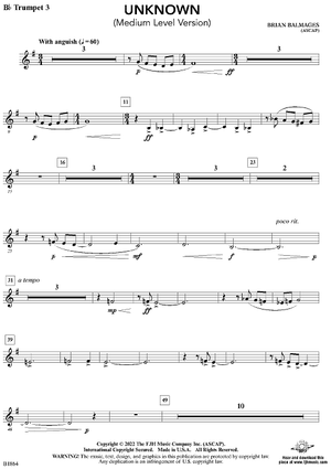 Unknown (Medium Level Version) - Bb Trumpet 3