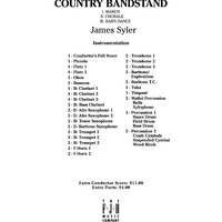 Country Bandstand - Score