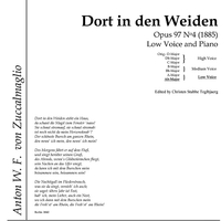 Dort in den Weiden Op.97 No. 4