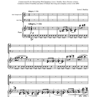 Capriccio For Trumpet and Tuba - Piano Score