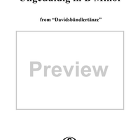 Davidsbündlertänze, Op. 6, No. 04 (1st Edition, 1937)