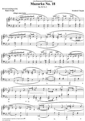 No. 18 in C Minor, Op. 30, No. 1