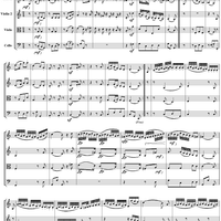 String Quartet No. 10, Movement 1 - Score